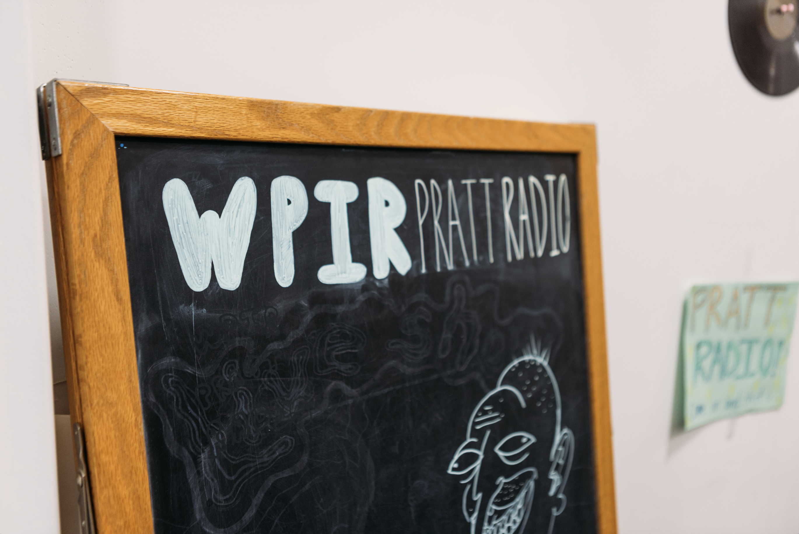 A blackboard with the words